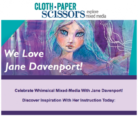 Jane Davenport's Tips for Creating Art On the Go - Cloth Paper Scissors