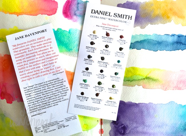 Daniel Smith Watercolor Dot Chart