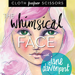 The Whimsical Face - DVD with Cloth Paper Scissors