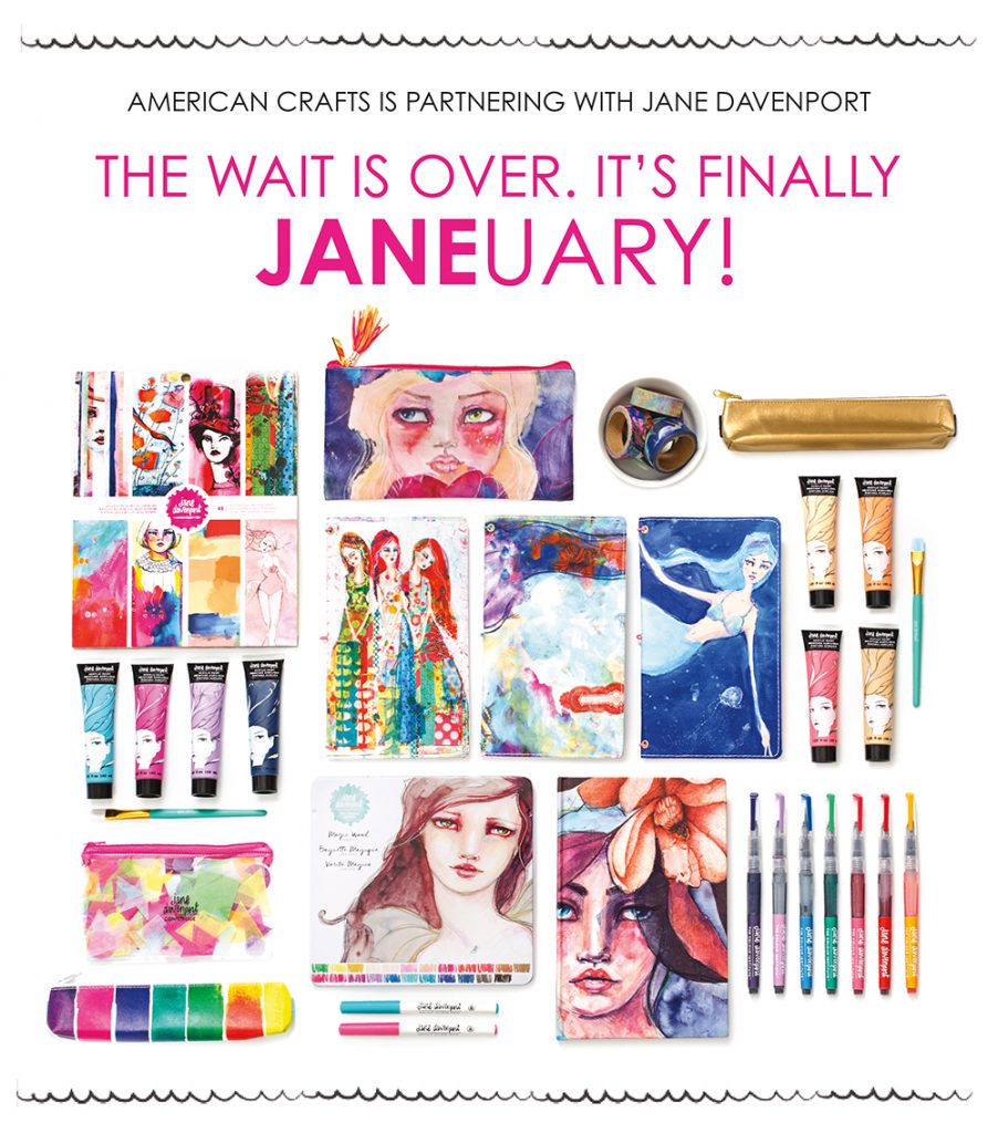 Jane Davenport Mixed Media art supplies Jane Davenport