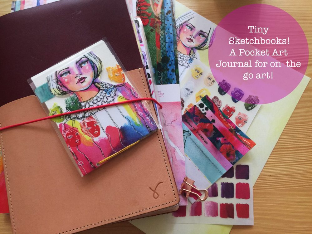 Tiny Sketchbooks! Little Art Journals for on the go Art! Jane Davenport