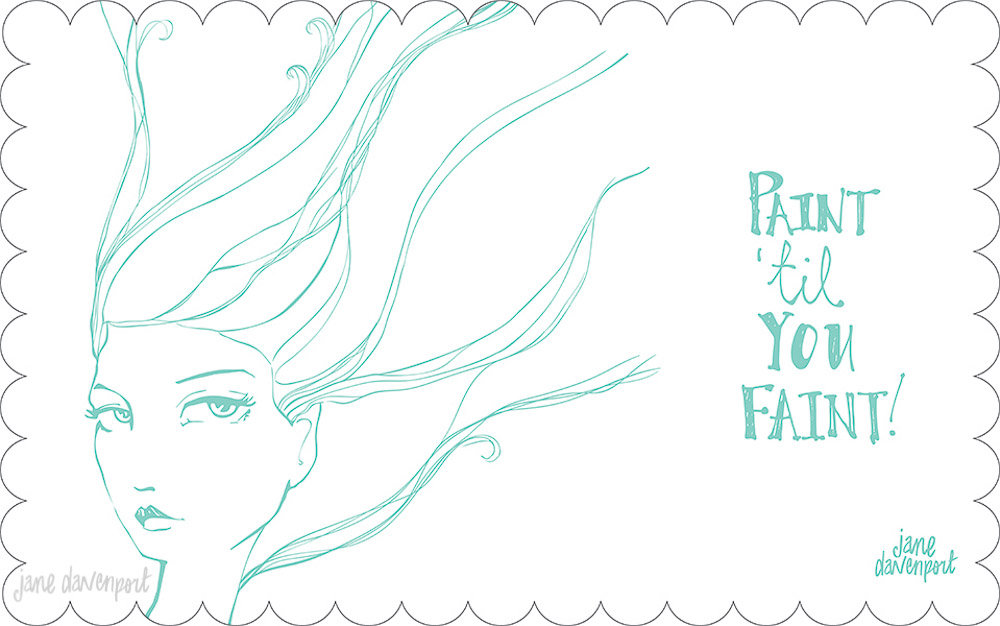 JDMM NEW Splat Mat Jane Davenport