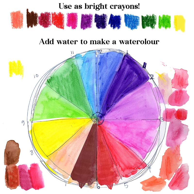 Jane Davenport Art Time Watercolors Color Mixing Chart and Review (Sparkle  Tart - Creating Art That Shines)