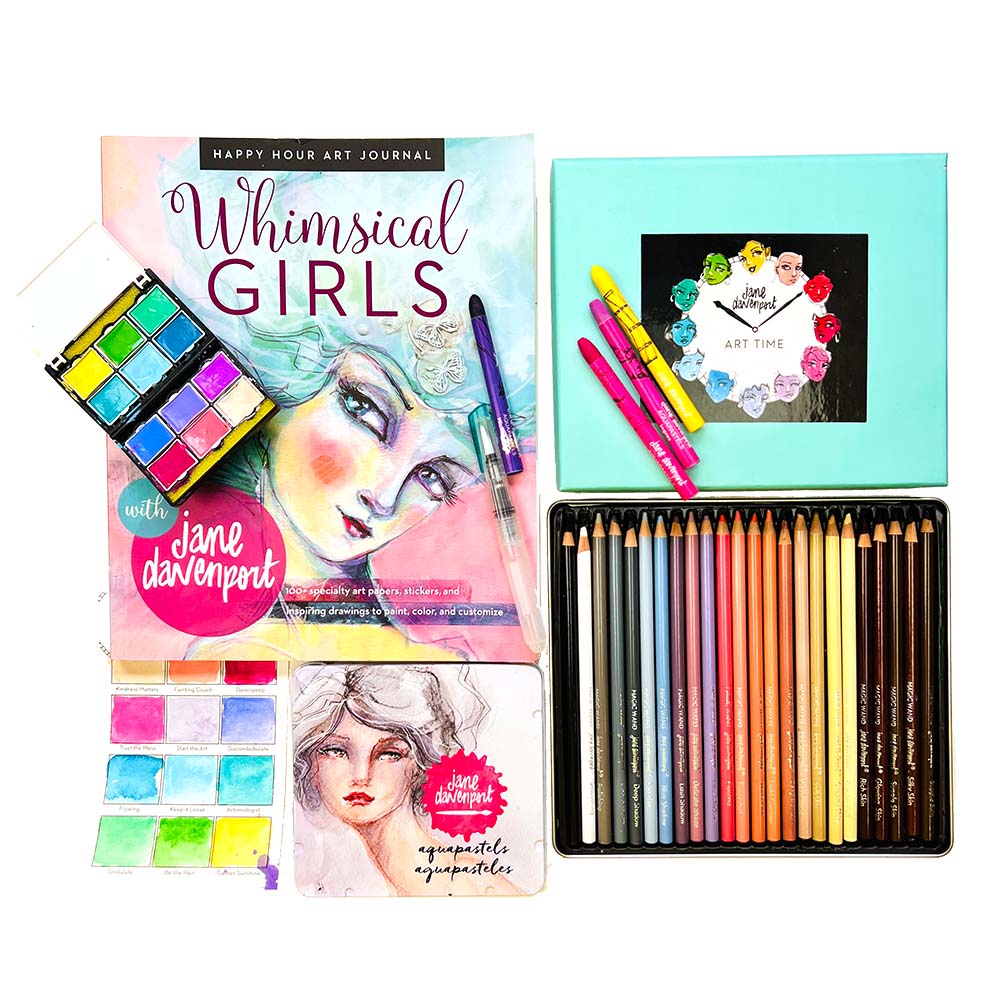 Whimsical Girls Bundle | A fabulous place to start your art journaling!