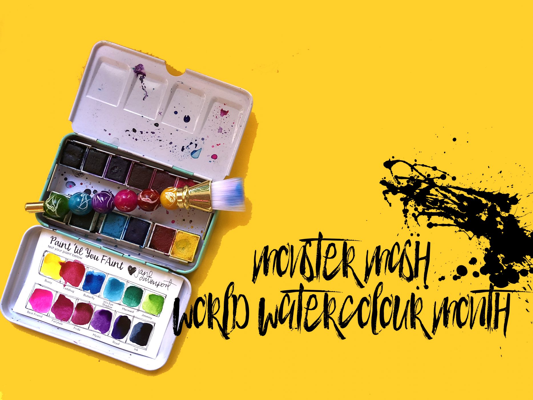 Monster Mash – World Watercolour Month!