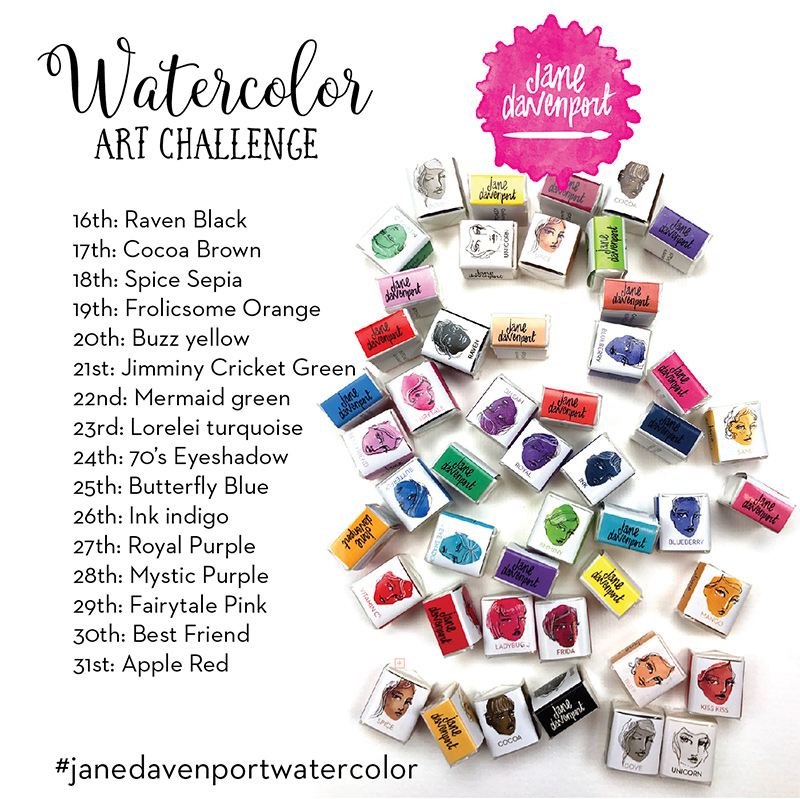 World Watercolor Month Challenge!