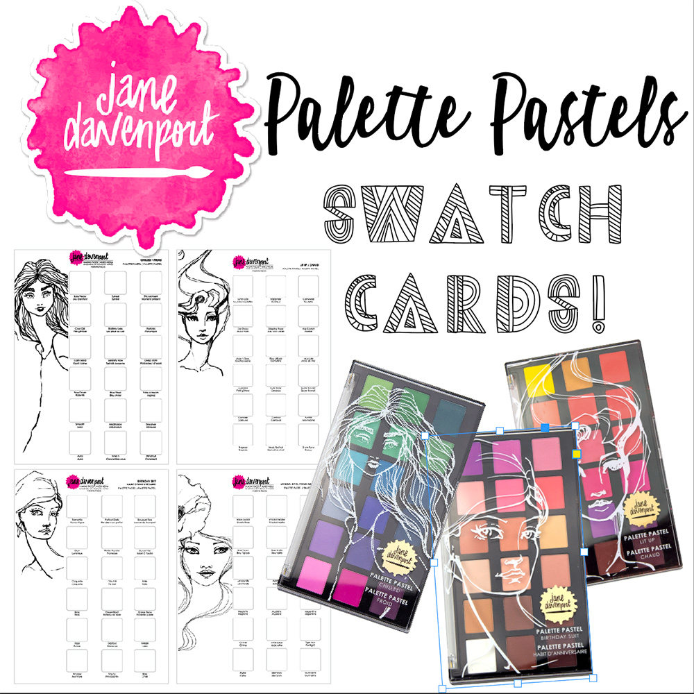 Palette Pastels Swatch cards