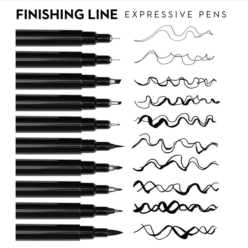 Inkspiration Calendar 2: Finishing Line Pens