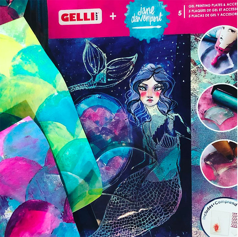 Gelli Jam: The Art of Gel Printing for Collage & More with Michelle