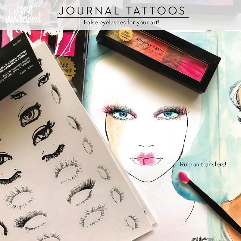 Eyelashes & Masquerade, Journal Tattoos