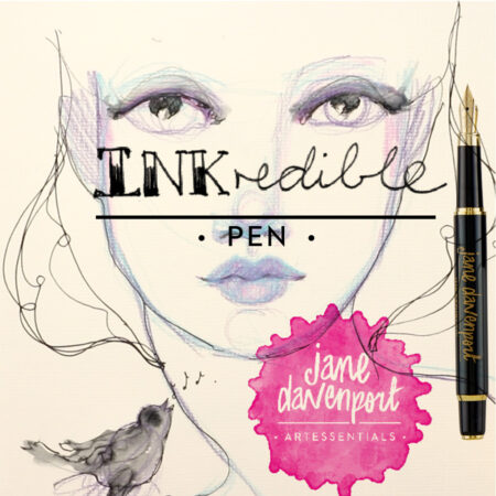 INKredible Fountain Pen, Mermaid Edition, The ink pen for art making!