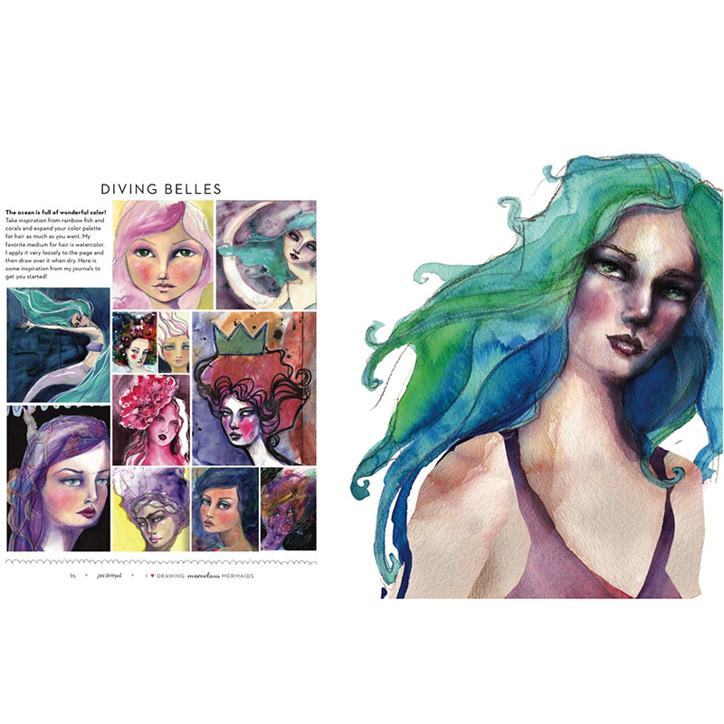 Marvelous Mermaids | Learn to draw undulating mermaids!