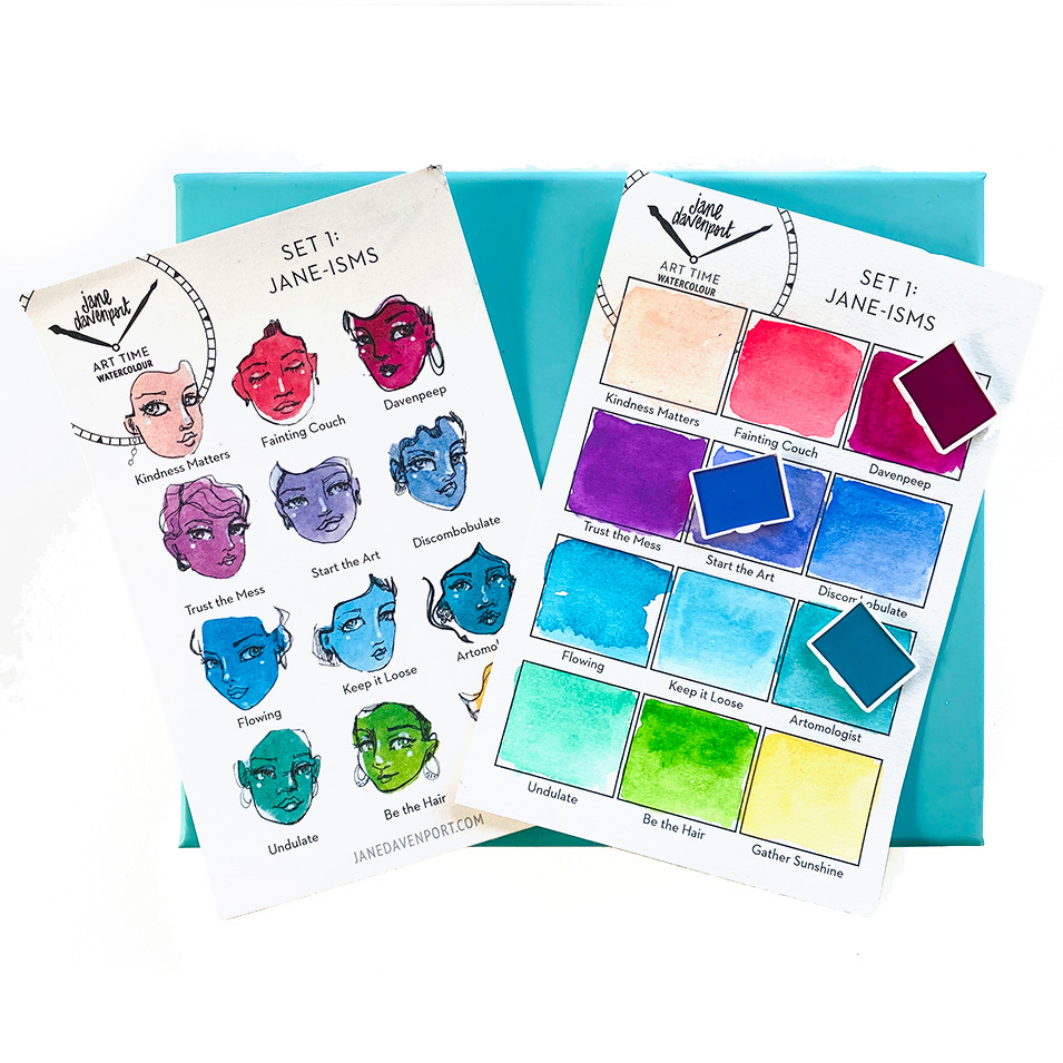 Product Review: Jane Davenport Petite Palette Watercolor Set in Brights -  The Well-Appointed Desk