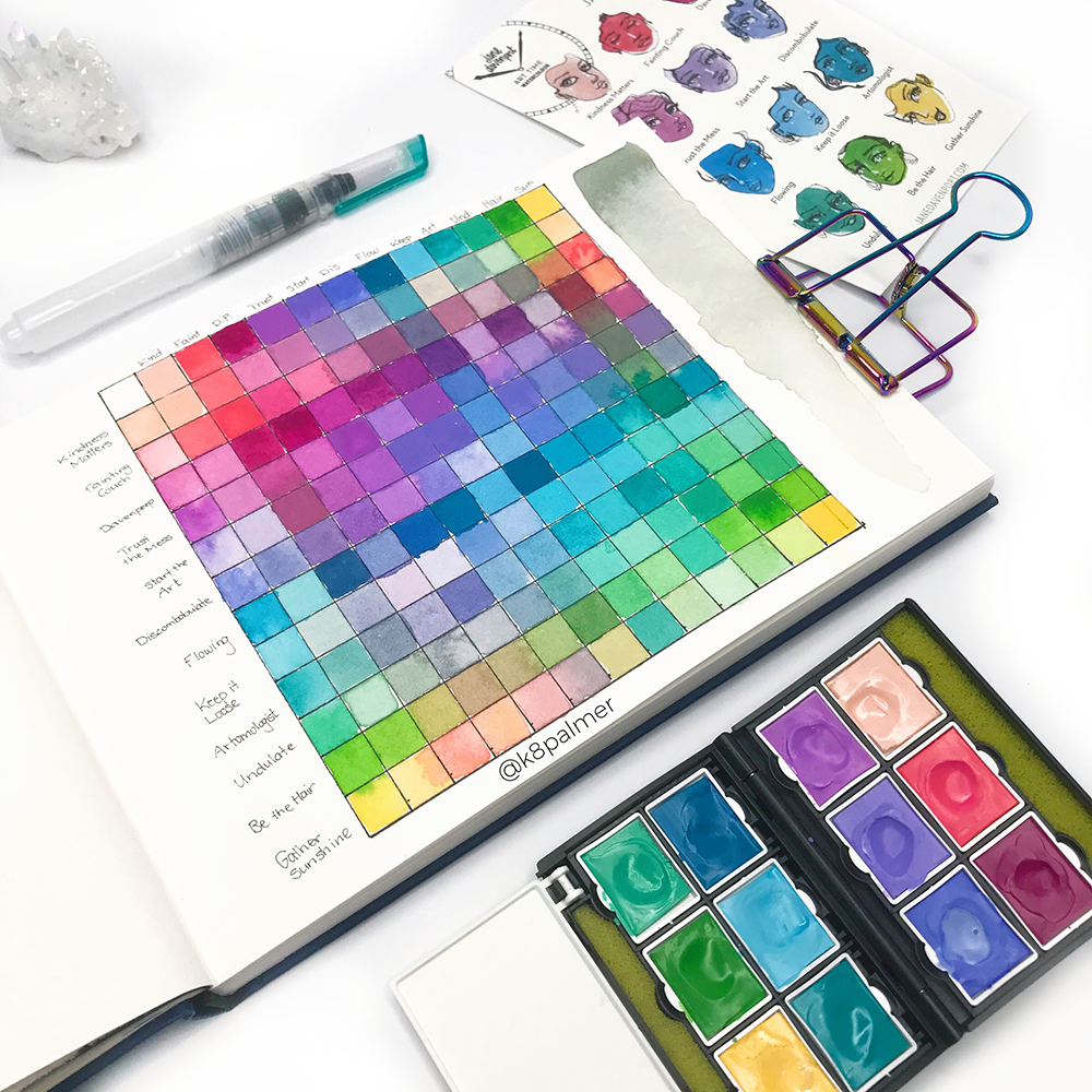 Art Time Color Chart by Kate Palmer