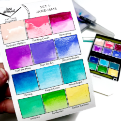 Art Time | Jane-isms Box Set | Divine pastel watercolours at hand