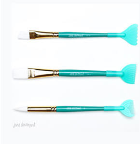 Buy Mermaid Tail acrylic brushes