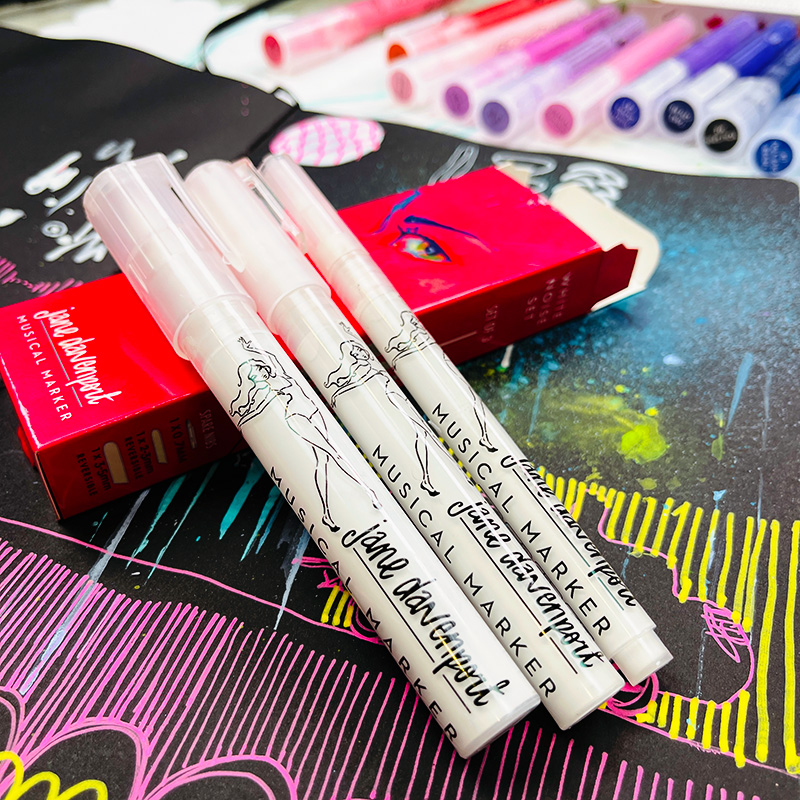 White Noise Musical Markers, Paint pens in 3 sizes!