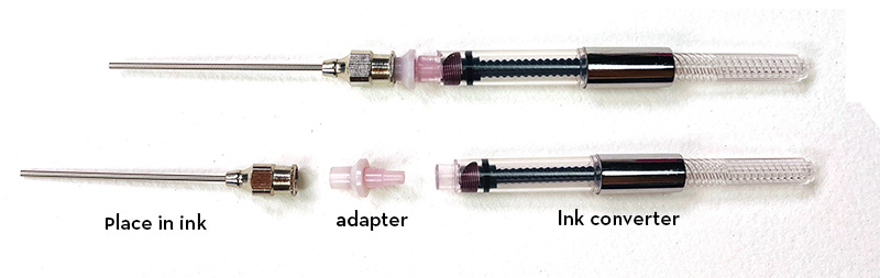 Fine Ink Syringe, fill your fountain pens with ease