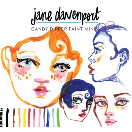 Jane Davenport Power Pastels 18 Crayons 1 Blender Brand320851 for sale  online