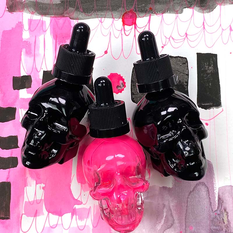 World Famous Tattoo Ink - Individual Bottles Pink & Purple Collection