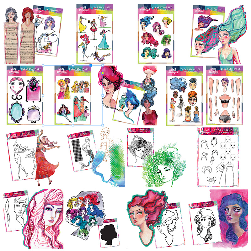 Barbie 30-Page Sketchbook w/ Markers, Stencils, and Stickers