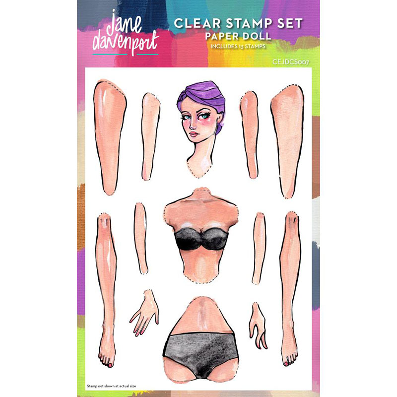 Paper Doll Stamp, Make your own figures!