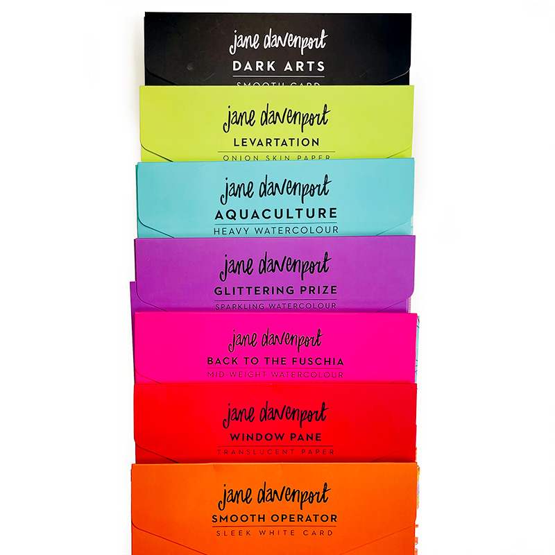 Jane Davenport Art Supplies Labels | organise your stash!