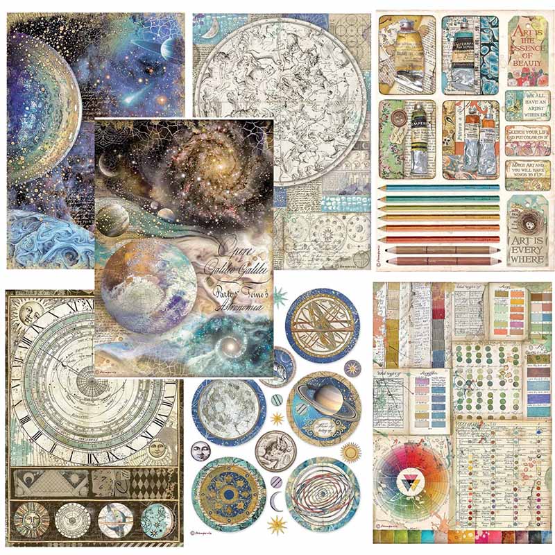 Creative Expressions - Jane Davenport Happy Thoughts Collage Rice Paper