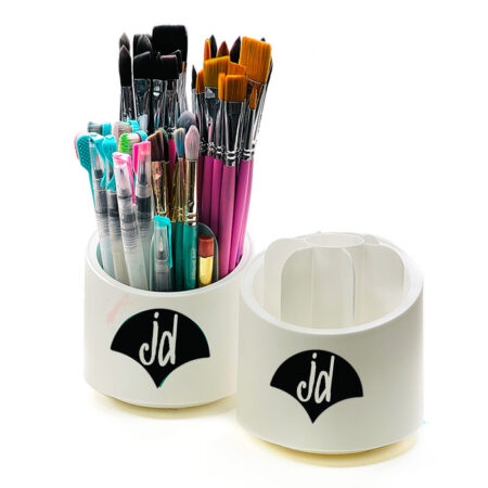 Jane Davenport Art Supplies Case Hutch Holder Box