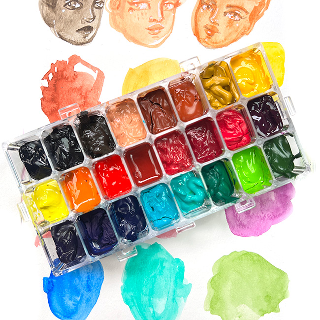 Watercolour Paint & Watercolour Palettes