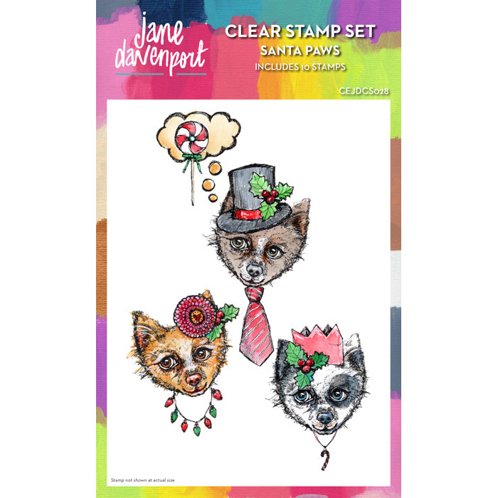 Mix and match stamps! - 🐈 🐕 Merry Cutemas from Jane Davenport! 