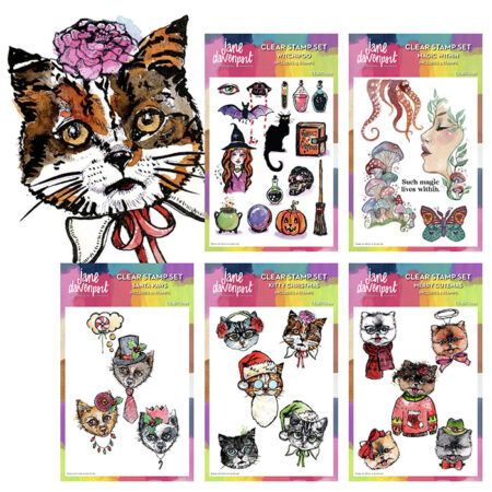 Creative Expressions - 6 x 8 - Clear Stamp Set - Jane Davenport - Witc –  Topflight Stamps, LLC