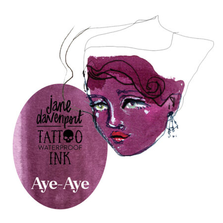 'Aye-Aye!' waterproof Tattoo Ink | A passionate purple