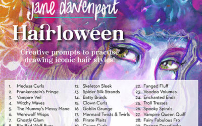 Hair-loween creative Prompts for October!