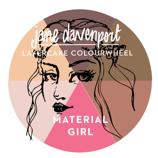 Material Girl Colour Wheel  |  Portrait Layercake Paint