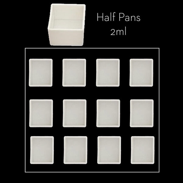 Half Pans x 12 | For custom Watercolour Palettes - Image 2