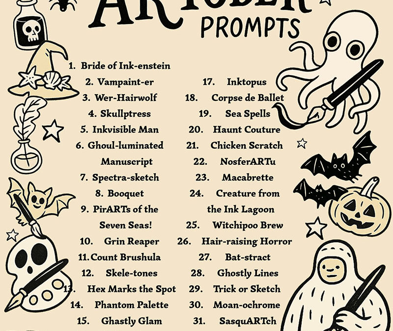 ARTober 2025 prompts!!!