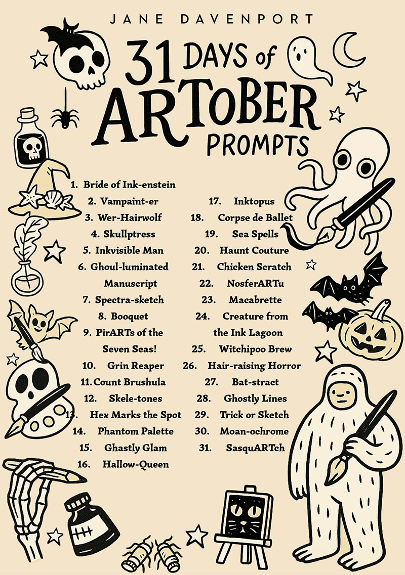 ARTober 2025- janedavenport