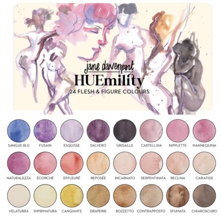 HUEmility Watercolours | Paint light into flesh, and soul into shadow.
