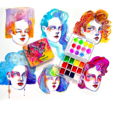 HUErescent Pocket Watercolours | Where colour meets electricity!
