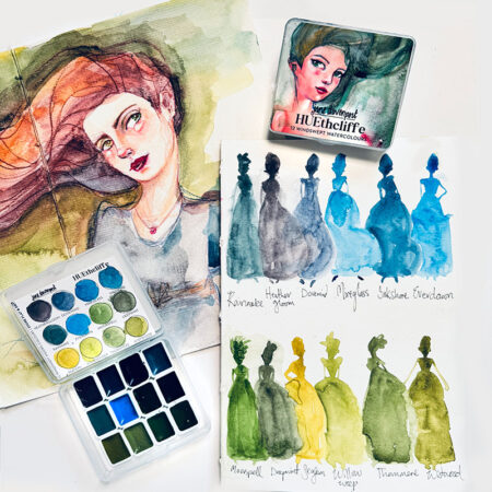 HUEthcliff Watercolour | 12 windswept, atmospheric colours!