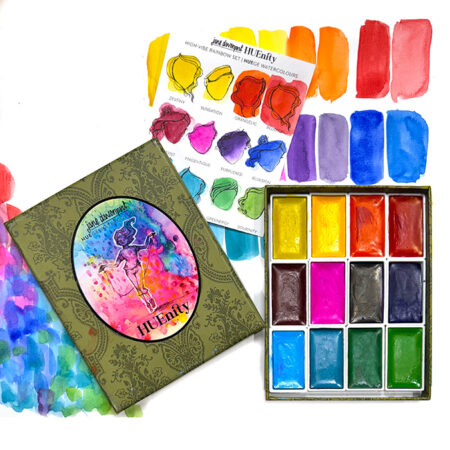 HUEge HUEnity Watercolours | The palette where every colour gets along.