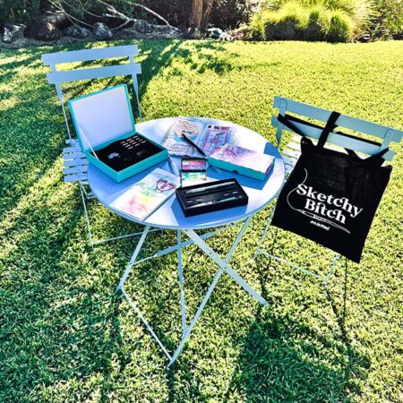 Sketchy B*tch Kit! | Light weight tools for the Light hearted!